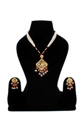 Jadau necklace sets in one gram gold jewellery