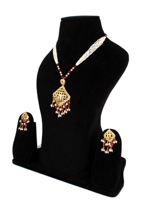 Jadau necklace sets in one gram gold jewellery