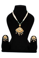 Jadau necklace sets in one gram gold jewellery