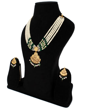 Jadau necklace sets in one gram gold jewellery