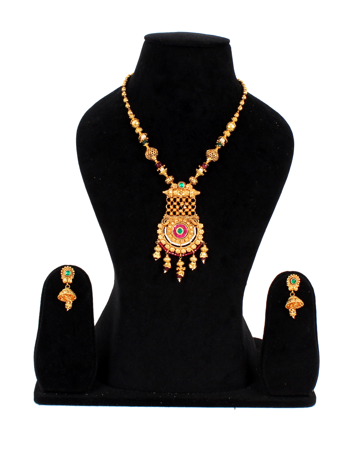 Latest Antique Necklace collection in one gram gold jewellery