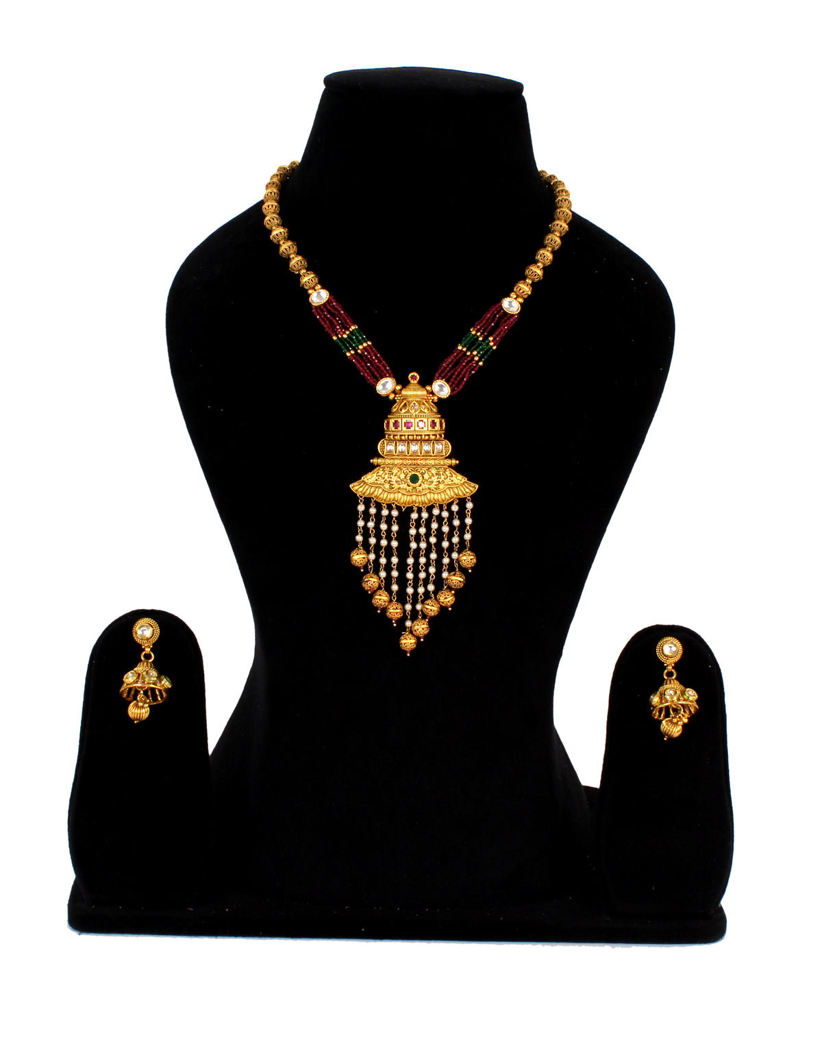 Latest Antique Necklace collection in one gram gold jewellery