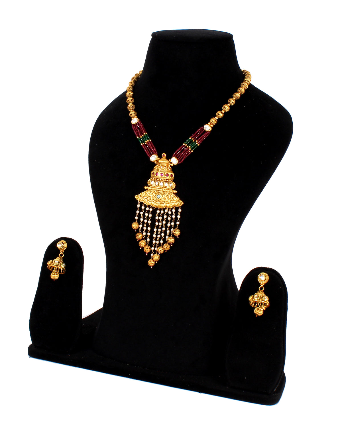 Latest Antique Necklace collection in one gram gold jewellery