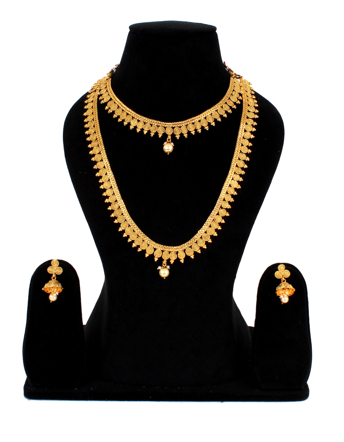 Latest Antique Necklace collection in one gram gold jewellery