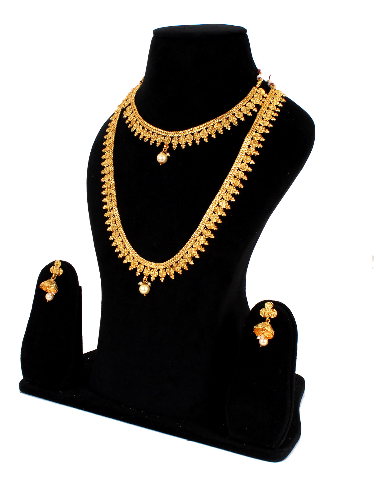 Latest Antique Necklace collection in one gram gold jewellery