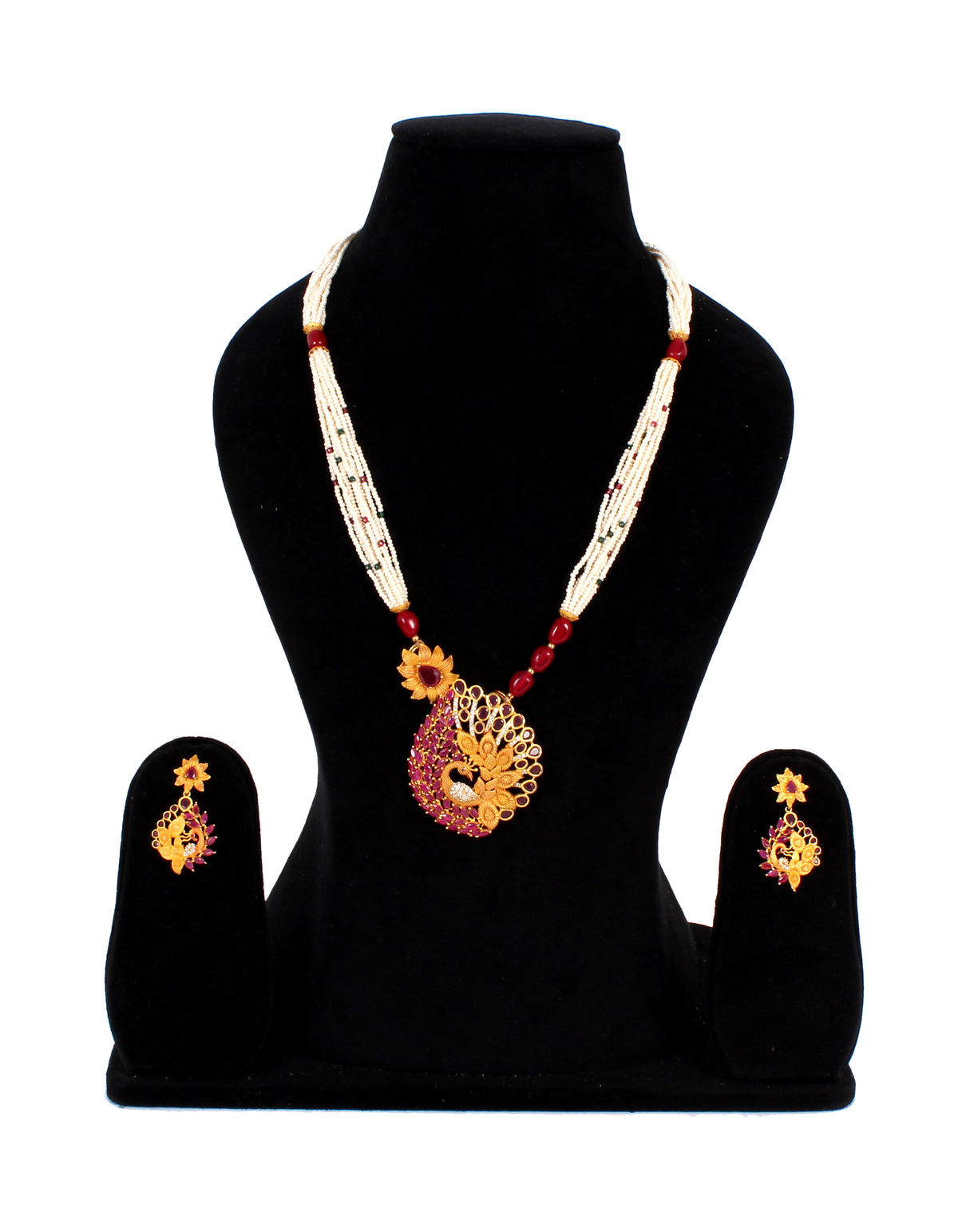 Latest Antique Necklace collection in one gram gold jewellery