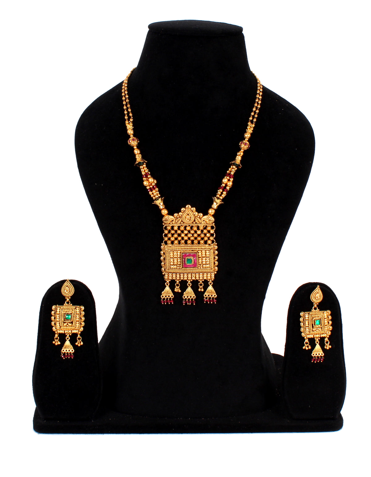 Latest Antique Necklace collection in one gram gold jewellery