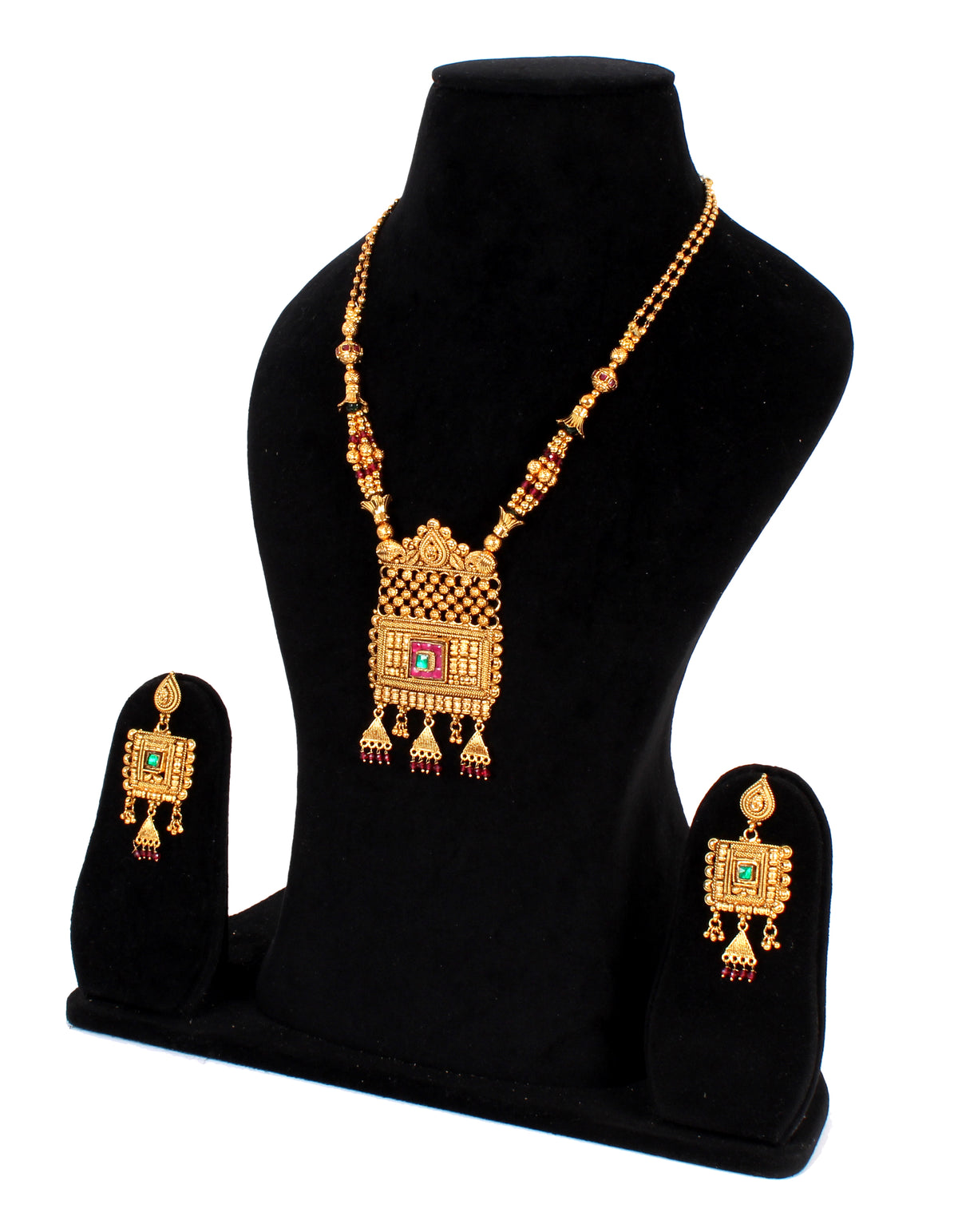 Latest Antique Necklace collection in one gram gold jewellery