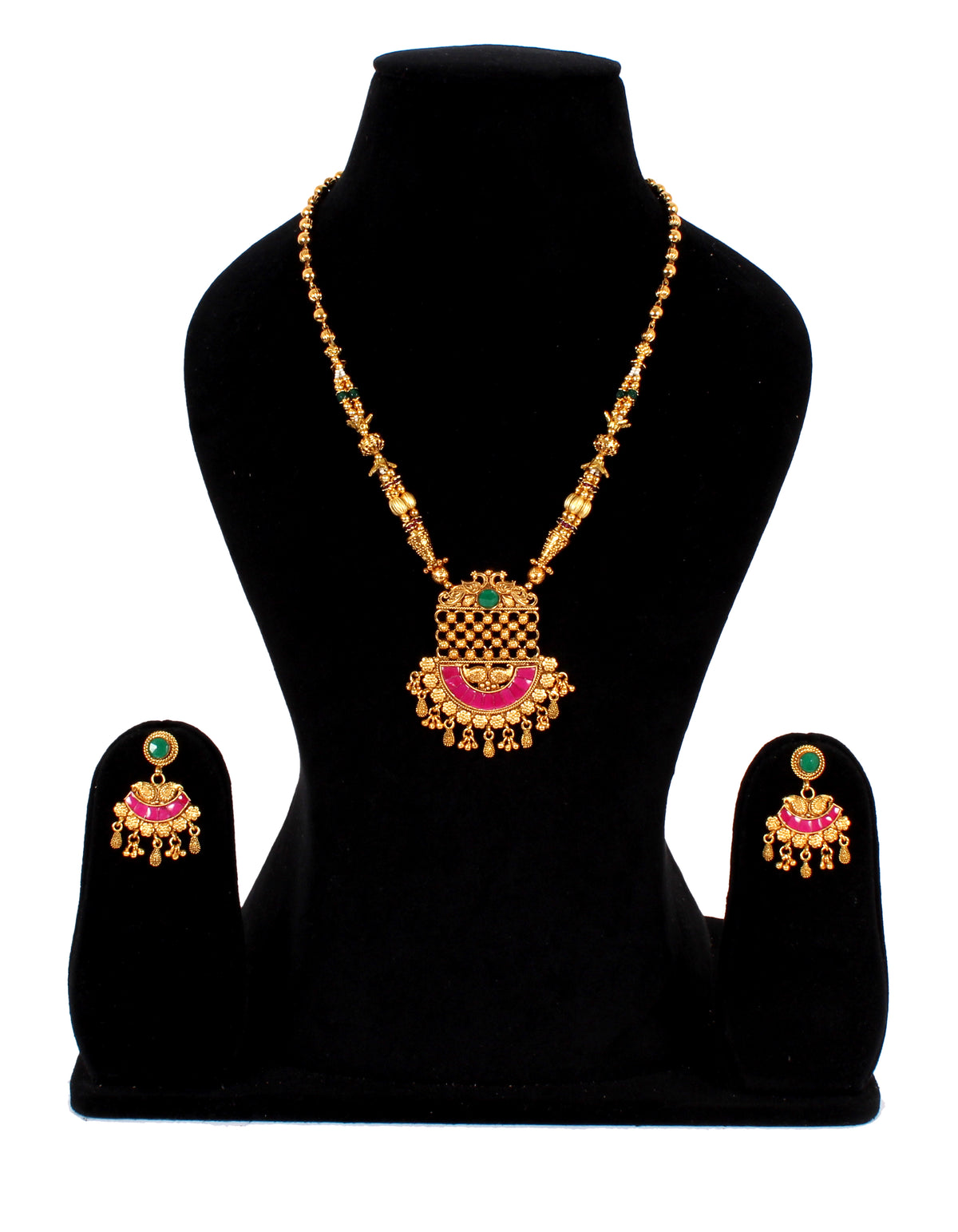 Latest Antique Necklace collection in one gram gold jewellery