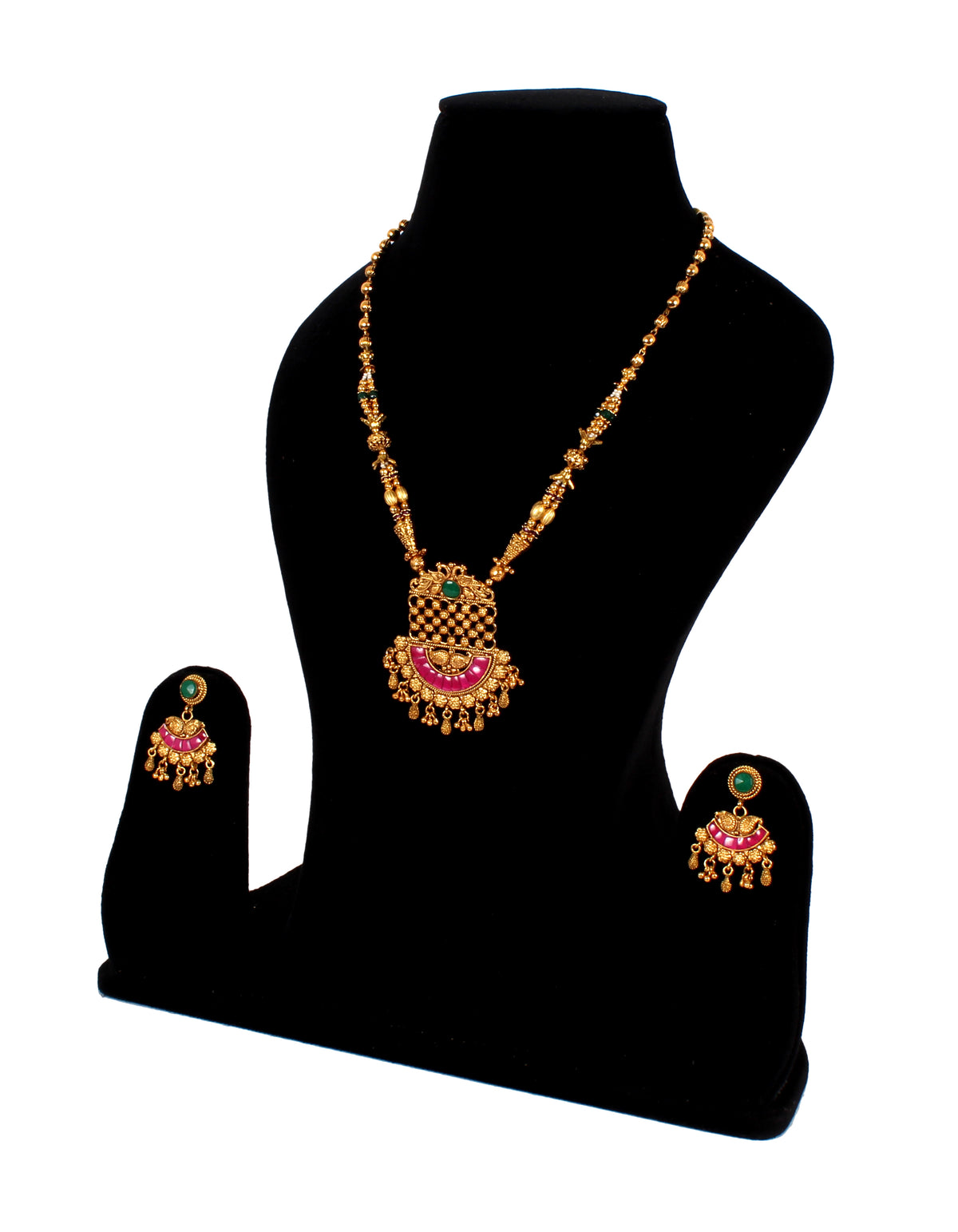 Latest Antique Necklace collection in one gram gold jewellery