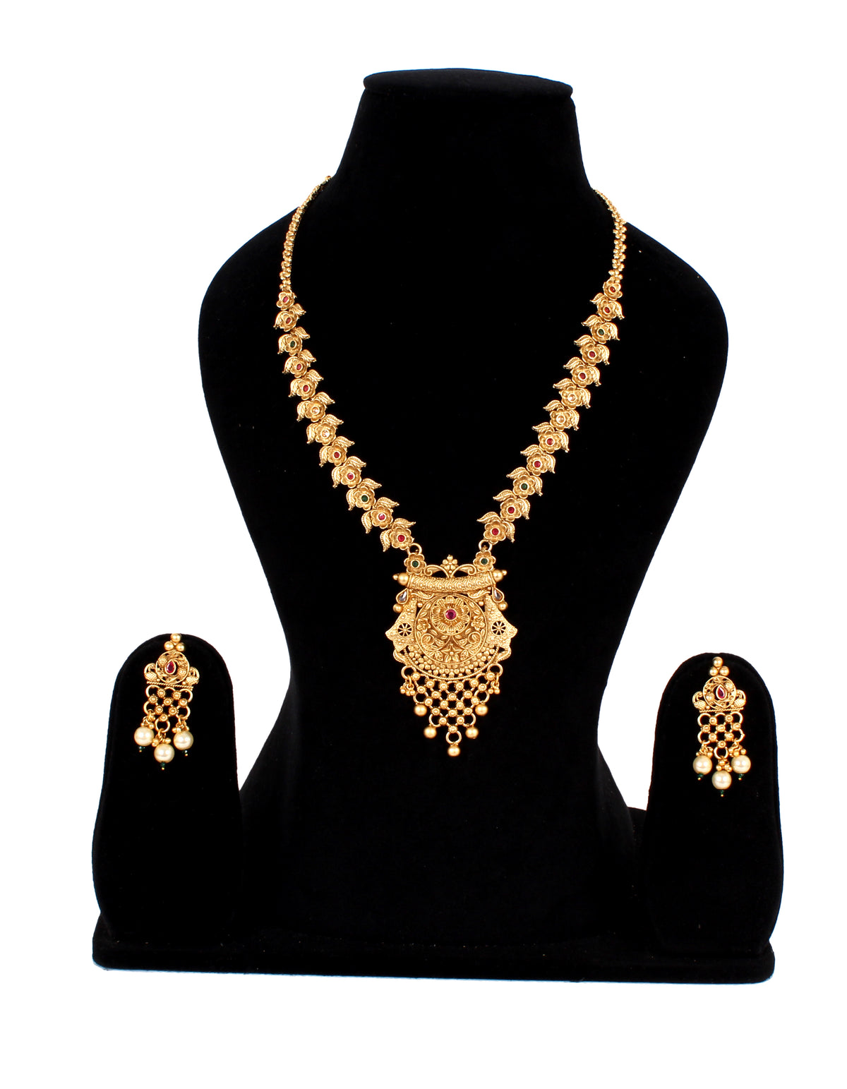 Latest Antique Necklace collection in one gram gold jewellery