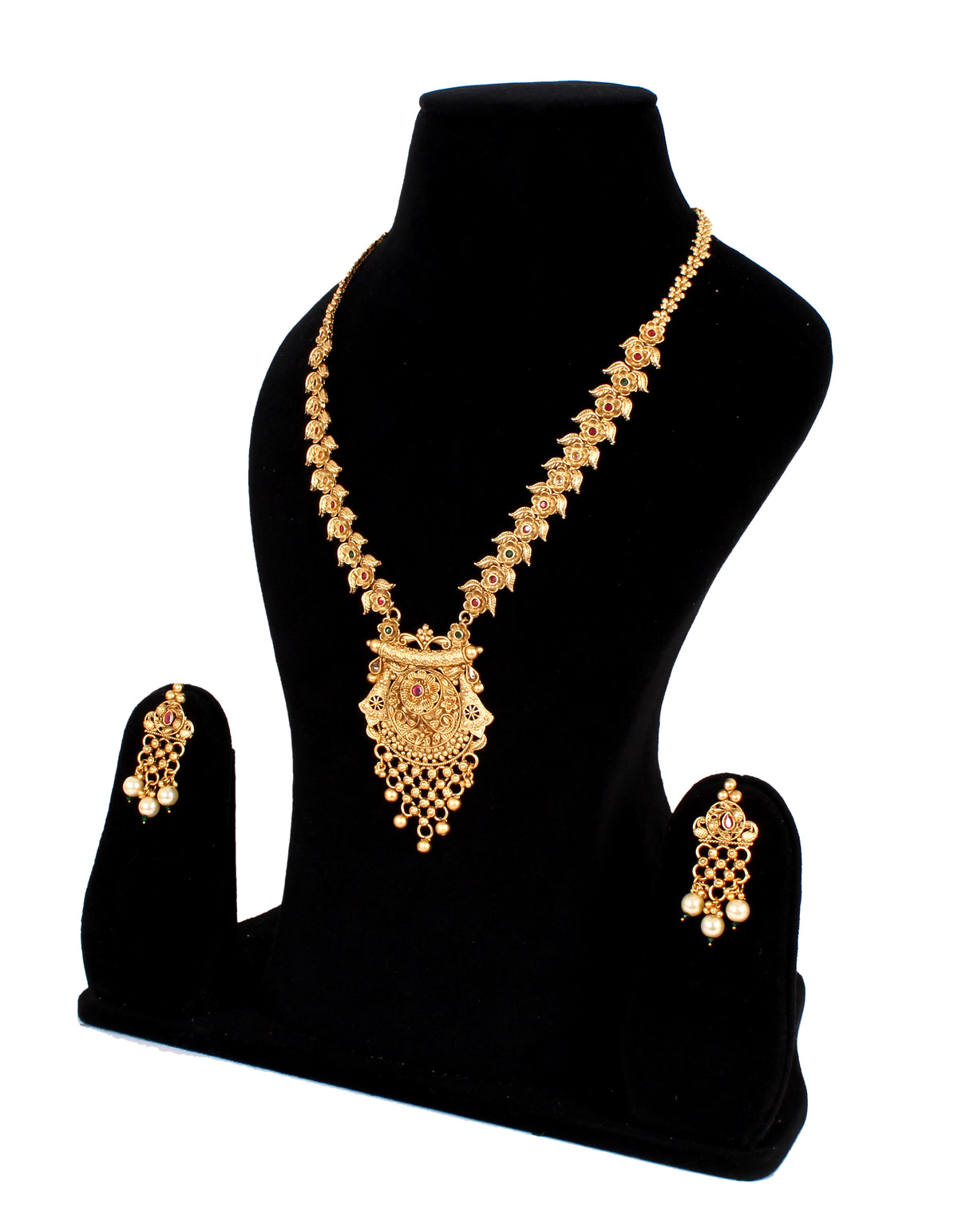 Latest Antique Necklace collection in one gram gold jewellery