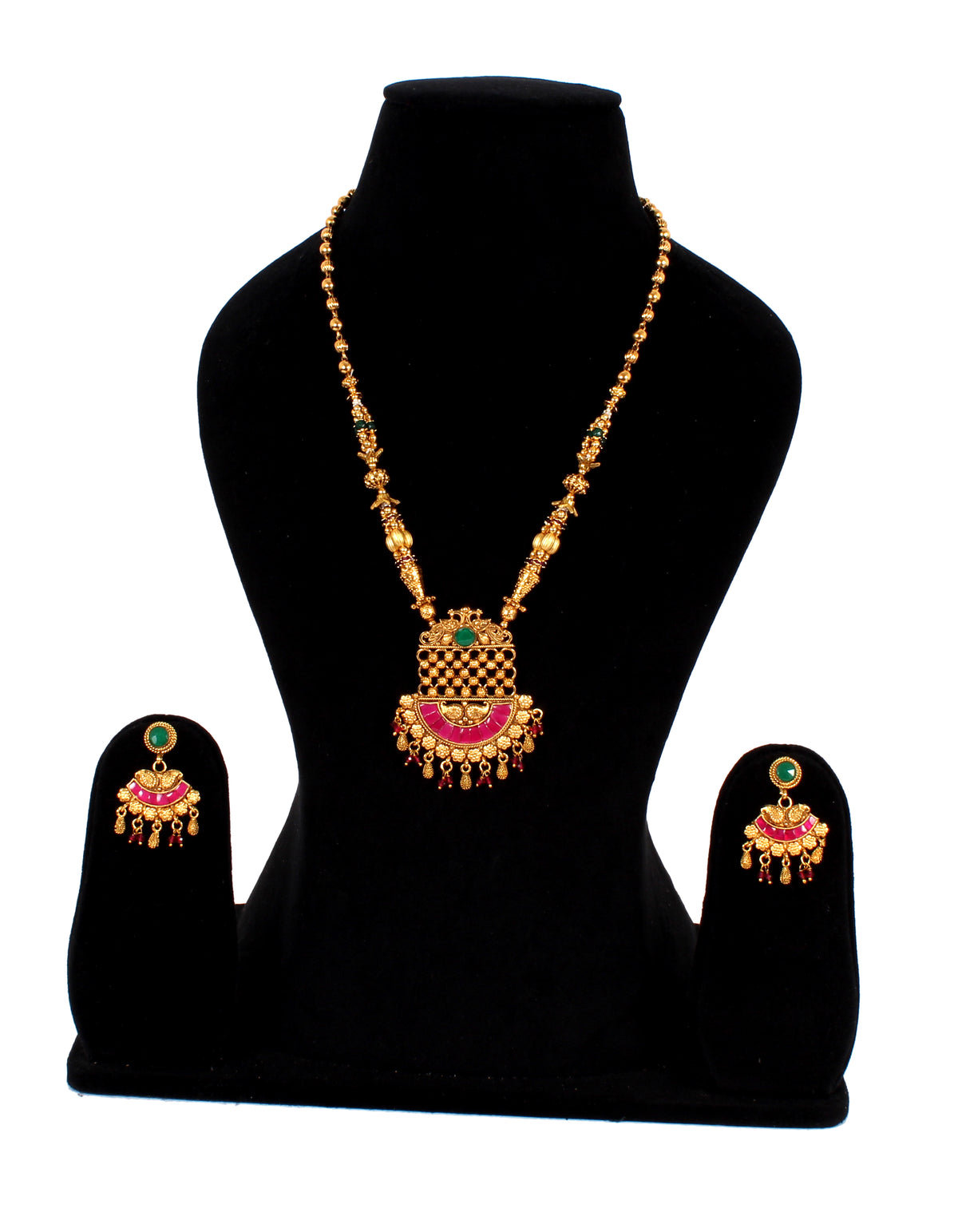 Latest Antique Necklace collection in one gram gold jewellery