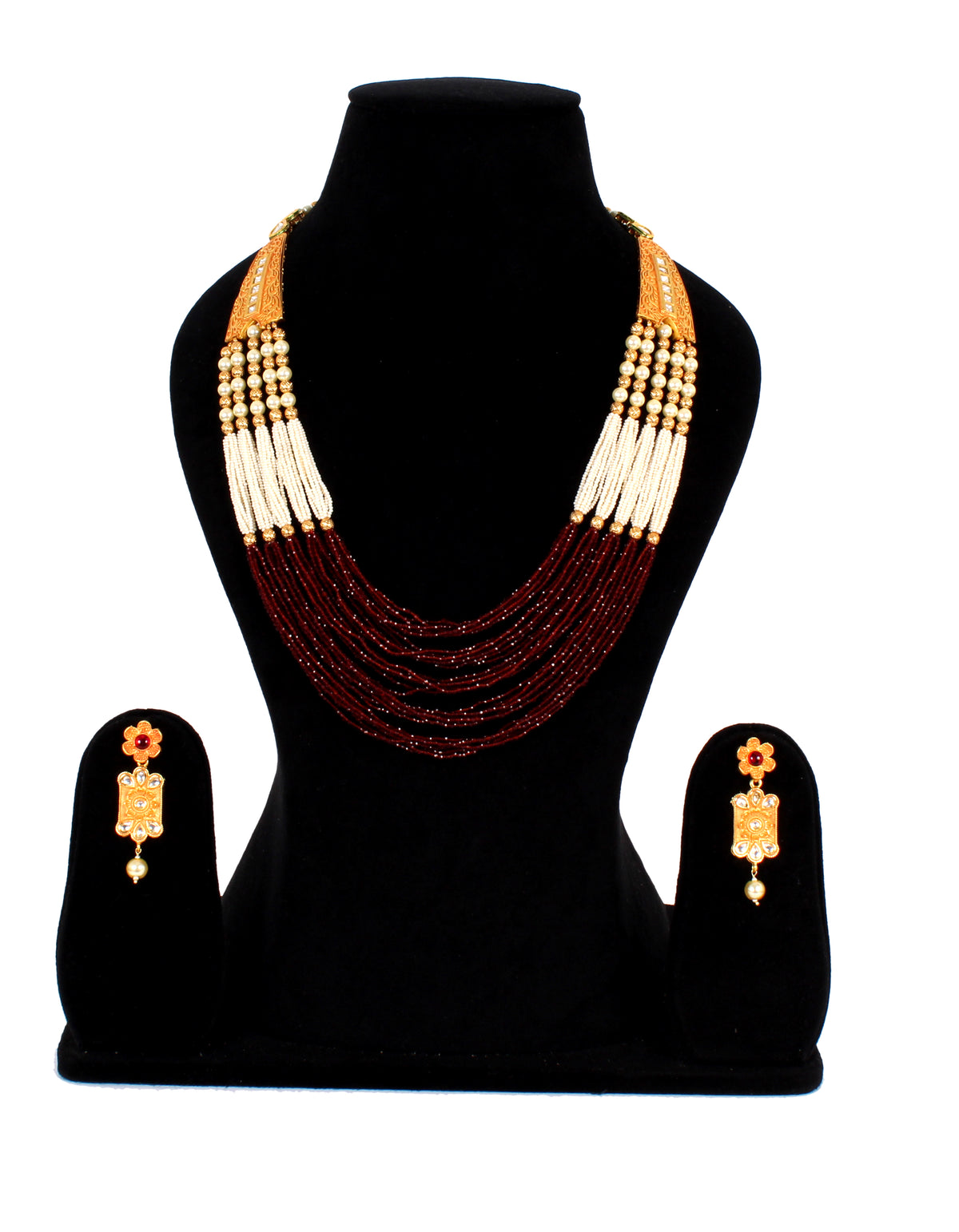 Latest Antique Necklace collection in one gram gold jewellery