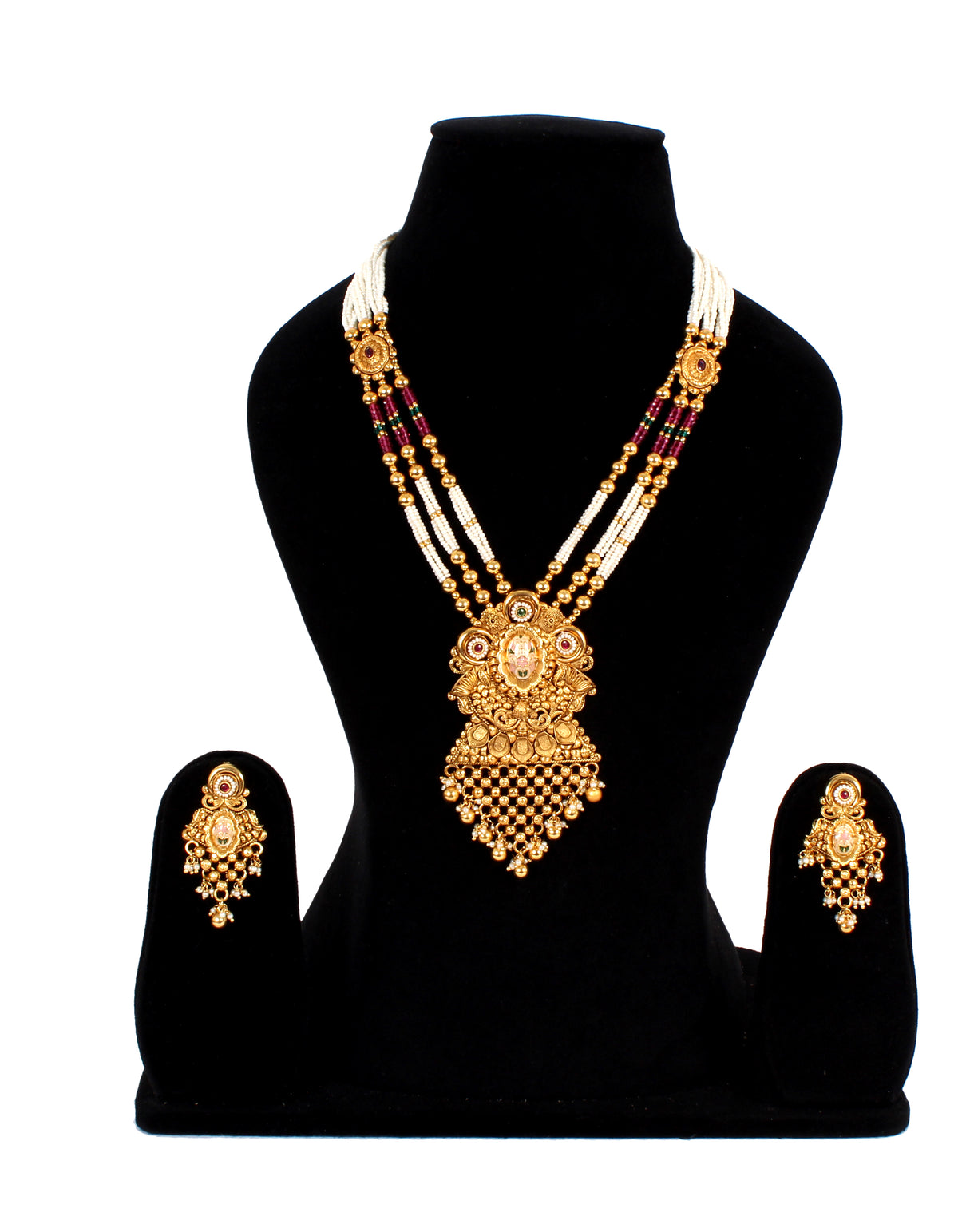 Latest Antique Necklace collection in one gram gold jewellery