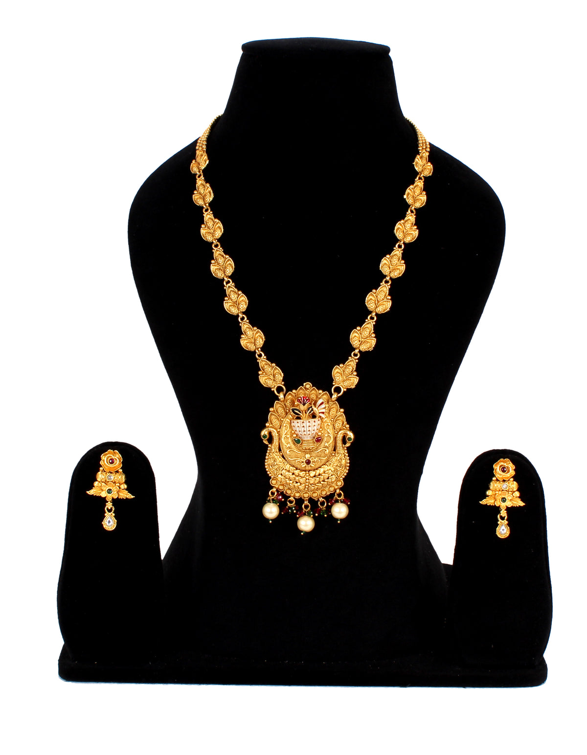 Latest Antique Necklace collection in one gram gold jewellery