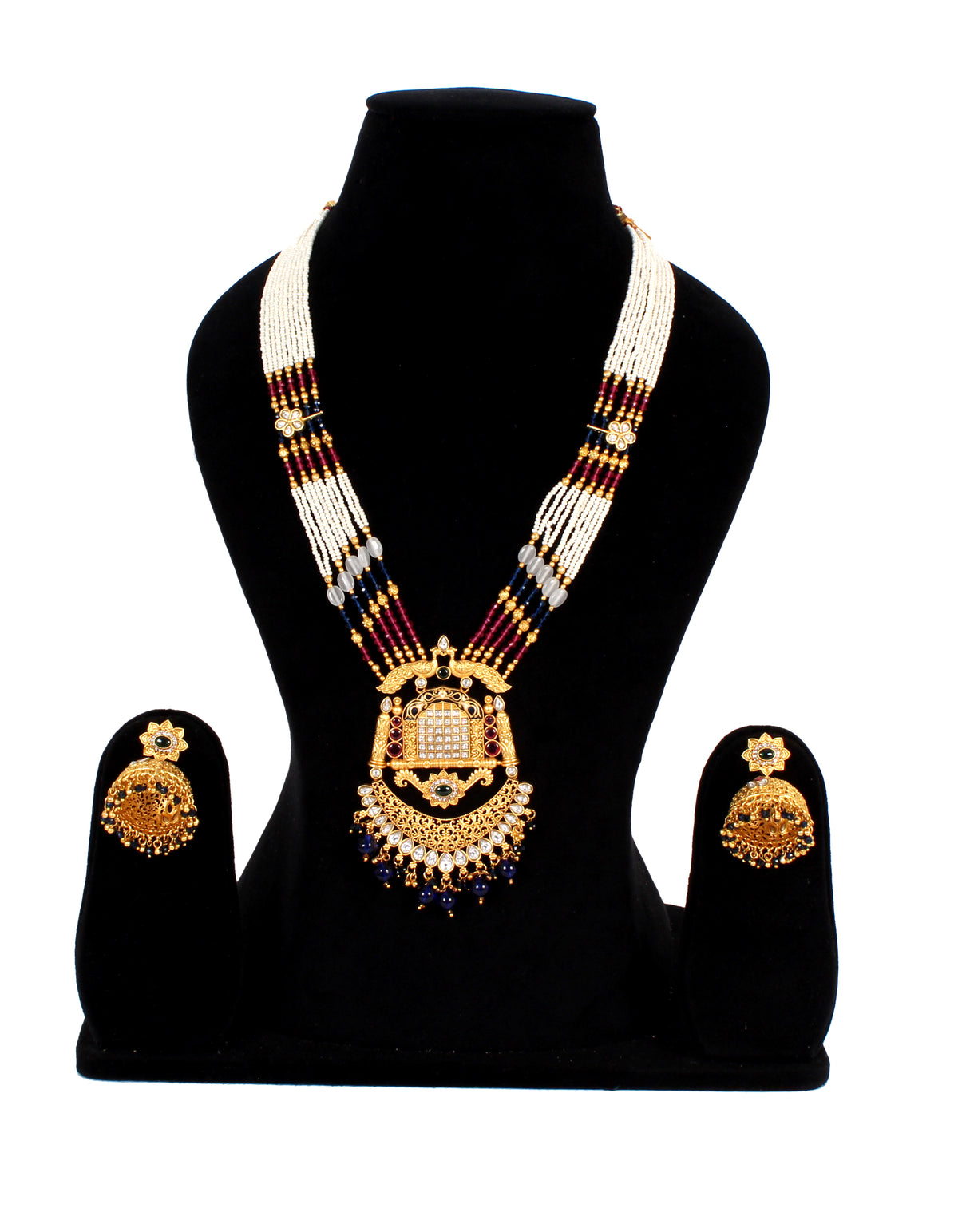 Latest Antique Necklace collection in one gram gold jewellery